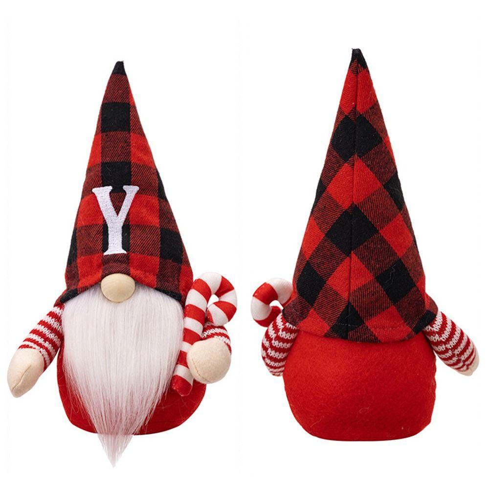 Merry Christmas Gnome Faceless Doll Ornaments Happy New Year Dwarf Doll Figurine  Kid Gifts