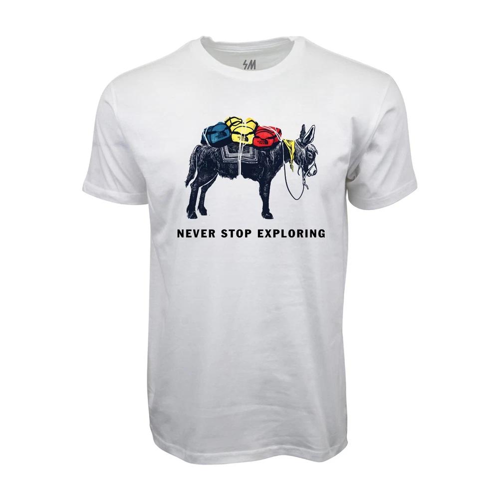 Never Stop Exploring Graphic T Shirt S