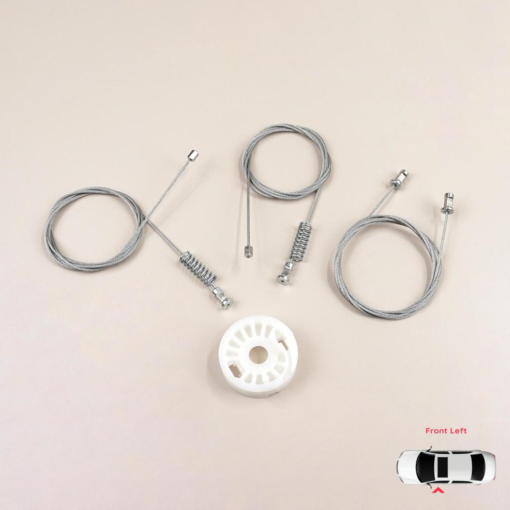 BWR5554 Window Regulator Repair Set Left Door for Smart Fortwo 451 MK2 2006-2014 Coupe 4517200146