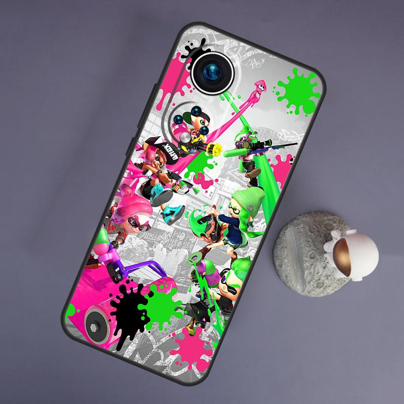 Splatoon 2 For Huawei Honor Magic 5 Lite 70 50 X8 X9 a P20 P30 P40 P50 P60 Pro P Smart Nova 9 5T Case