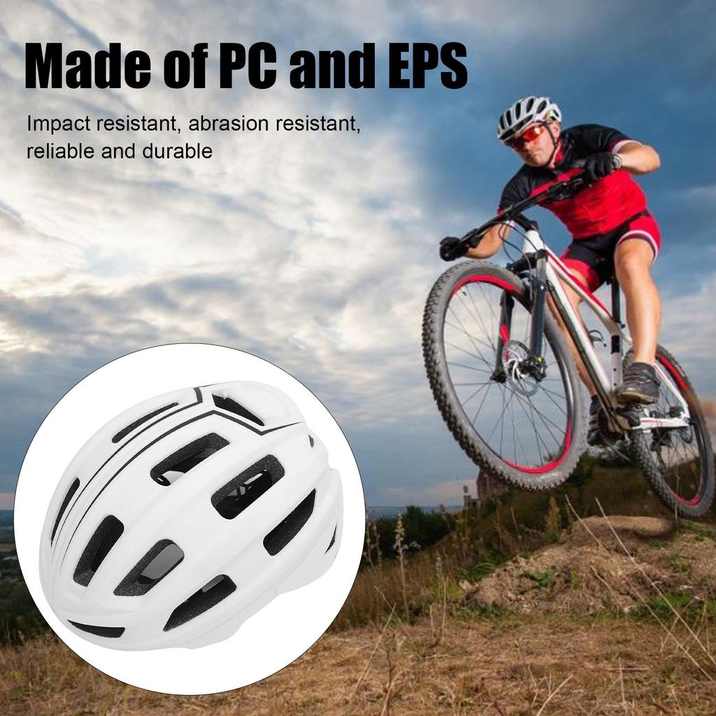 Bike Helmet for Adults Men Women PC Adjustable Breathable Lightweight Cycling Helmet for Mountain Road Bikes Cycling Helmet