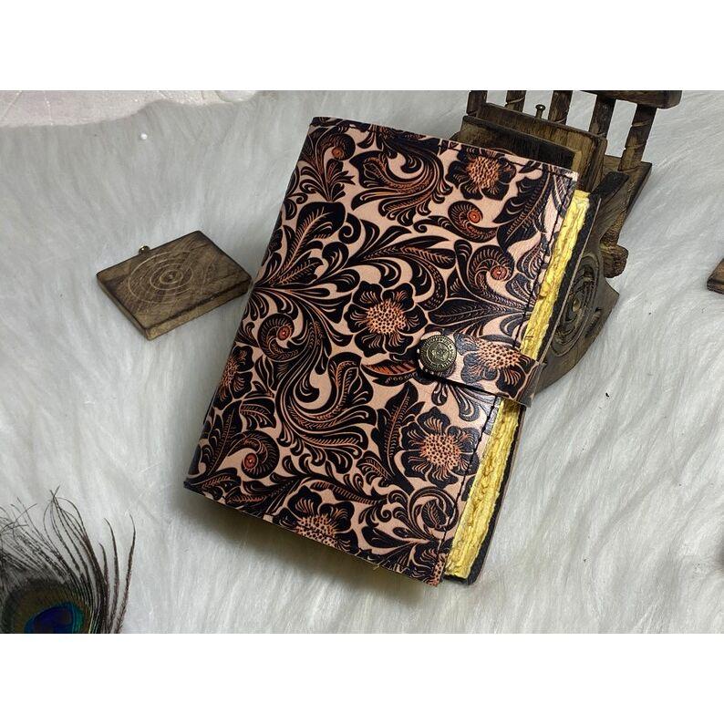 Leather Journal Notebook Gifts for women Writing journal Sketchbook With deckle Edge Paper Christmas gifts