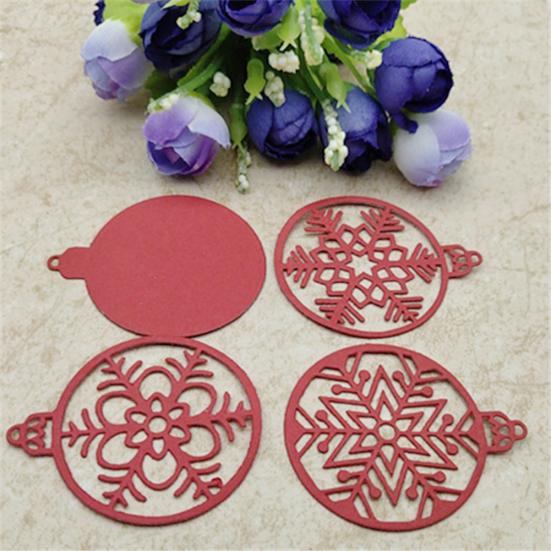 Weihnachten Schneeflocke Ball Schneiden Stirbt DIY Scrapbook Papier Karten Machen Decor