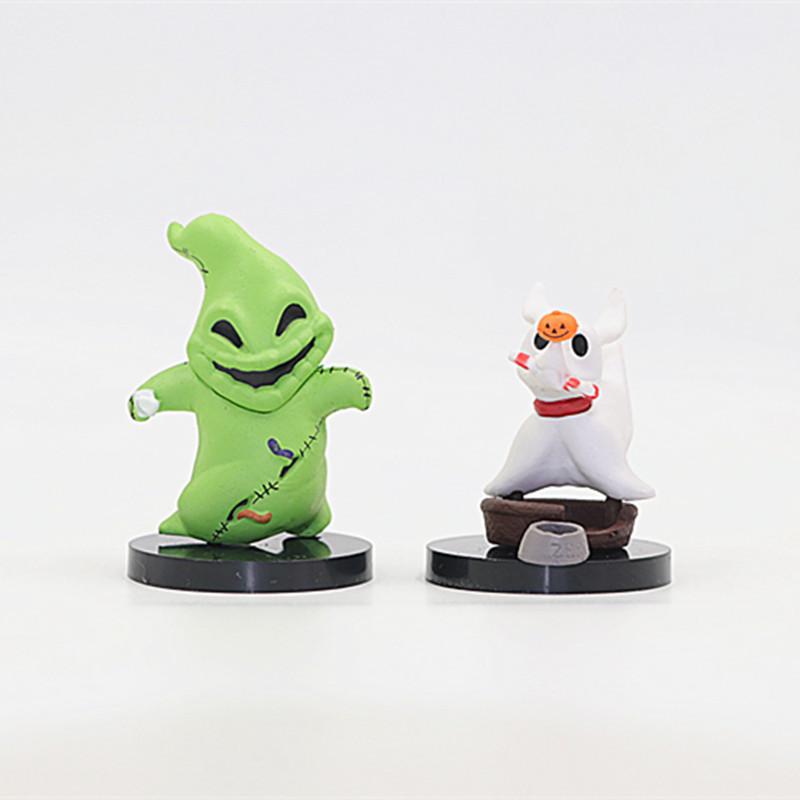 10pcsset The Nightmare Sally Jack Skellington Christmas PVC Model Vinyl Figurine Halloween Gift Action Figure Toys