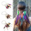 Bohemian Stirnband Federkopfschmuck Mode Haaraccessoires Vintage Quaste Feder Stirnband Party Dekoration
