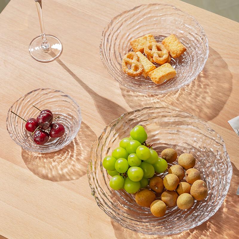 Genuus Large Light Luxury Crystal Glass Fruit Plate