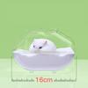 Transparent Hamster Large Transparent Detachable Sand Bath Container Hamster Toilet S,for M,L Option Type Sand Bath