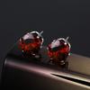 Yousheng 1 Pair Stud Earrings, Four-Claw Cubic Zirconia Sparkling Ear Studs, Women Earrings for Versatile Daily Wear Jewelry