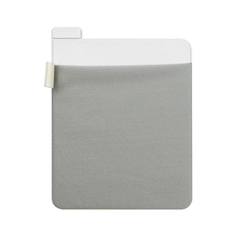 

1PC 11.5cm×15cm Attach paper bag holder, laptop back, mouse bag, digital hard drive, portable storage серый