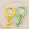 10/50pcs Colorful 20mm Keyring Lobster Clasp Hook Connectors for DIY Keychain Connector Key Ring Jewelry Making Accessories