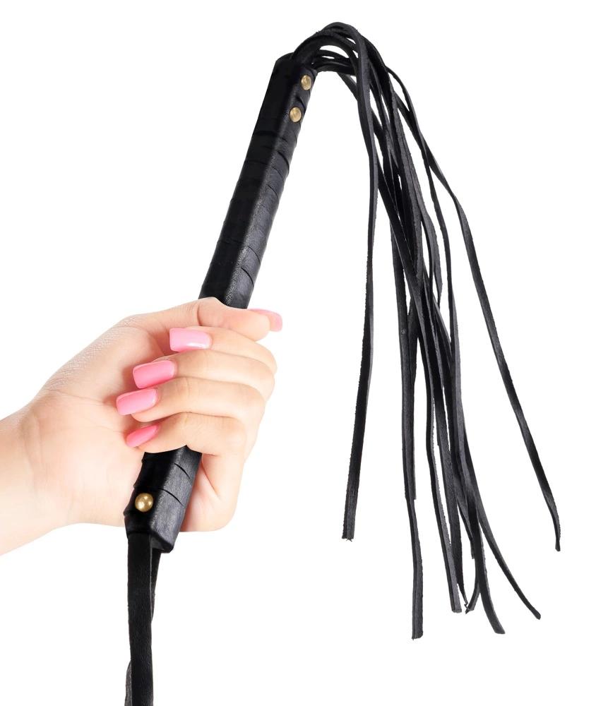 Fetish Fantasy Series - Long Whip for Bondage, Black