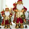 Creative Christmas Standing Figurine Ornaments for Xmas Decoration Festival Santa Claus Standing Decor
