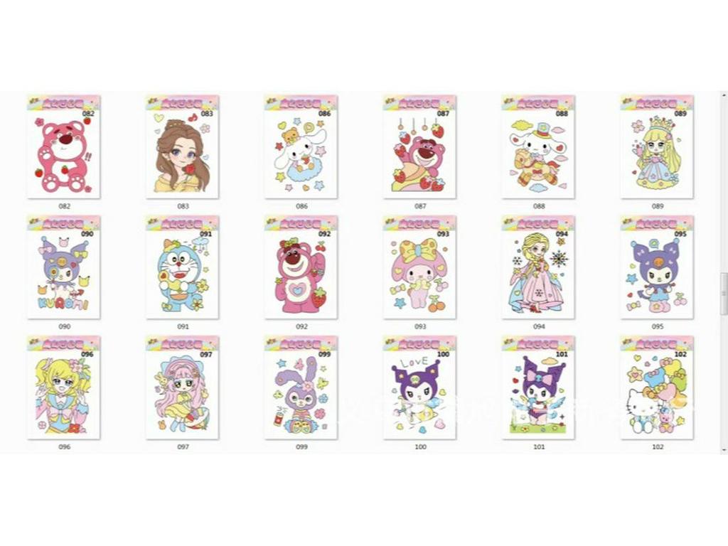 DIY 3D Embossed Graffiti Painting Set for Kids with Folding Easel