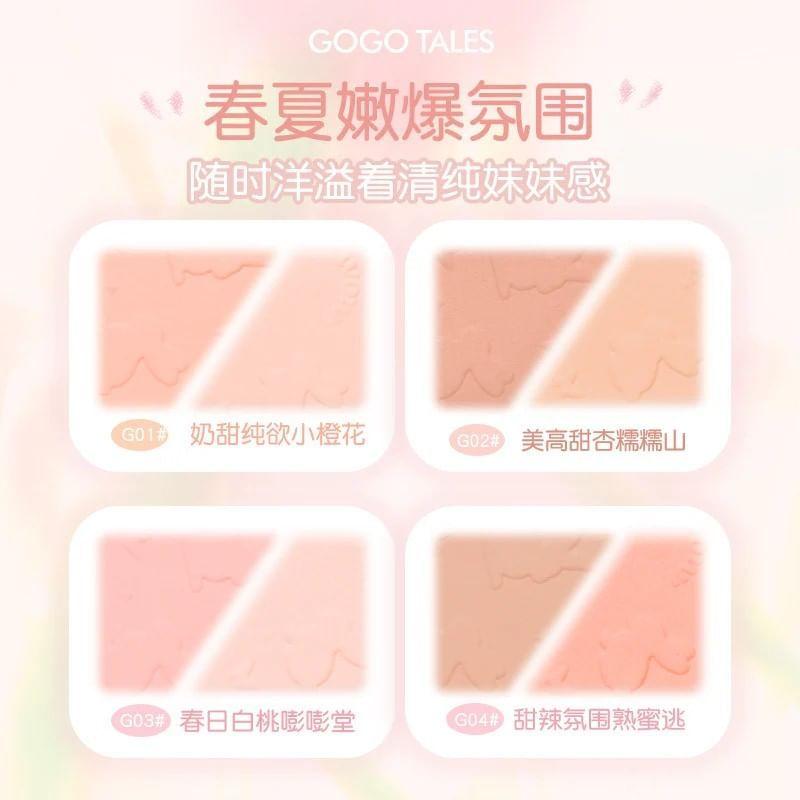 GOGO TALES - Active Soft Mist Powder Blusher - 4 Colors