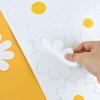 White Daisy Flower Wall Stickers Kids Room Living Room DIY Art Decas Baby Nursery Home Decoration PVC Window Sticker