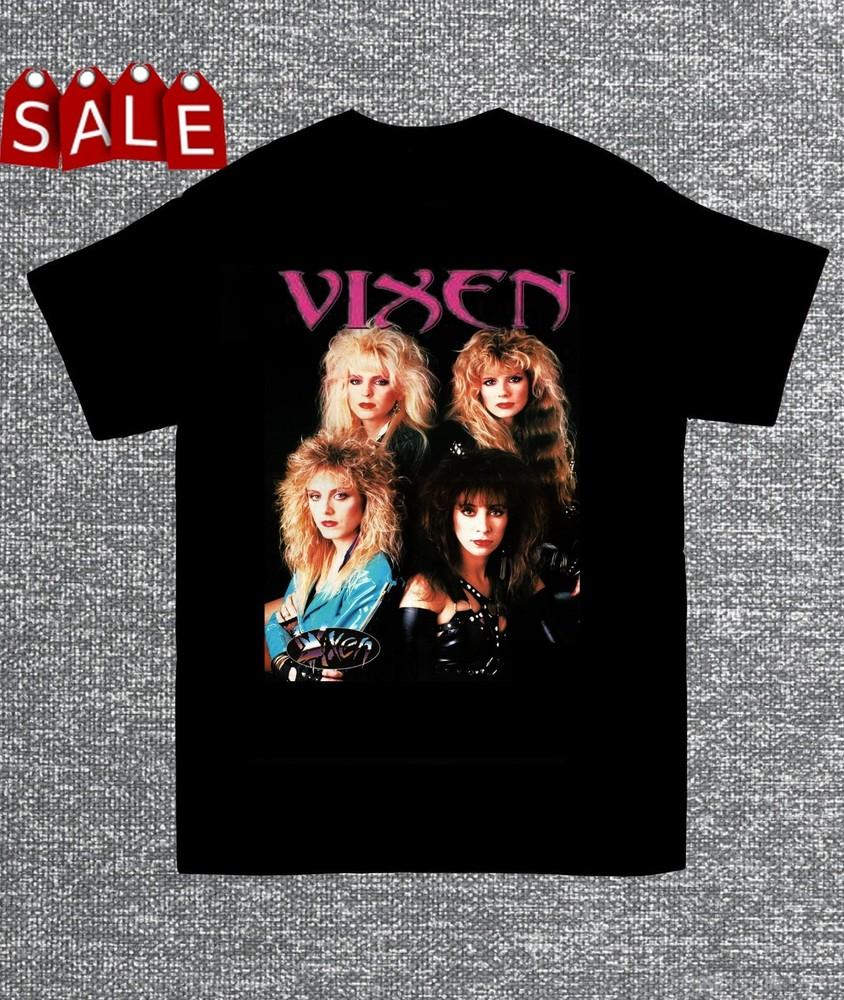 New Members Vixen Band Tee Shirt Classic bLACK Unisex S-5XL ND1138 Unisex T-Shirt S