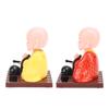 Solar Kleine Mönchsfigur Lustiges Nickendes Lichtsensor Energiesparend Solar Kleine Mönchsornament für H
