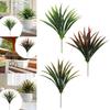 Artificial Grass Plant Faux Greenery Plant Planters Decor Home Decor with Ground