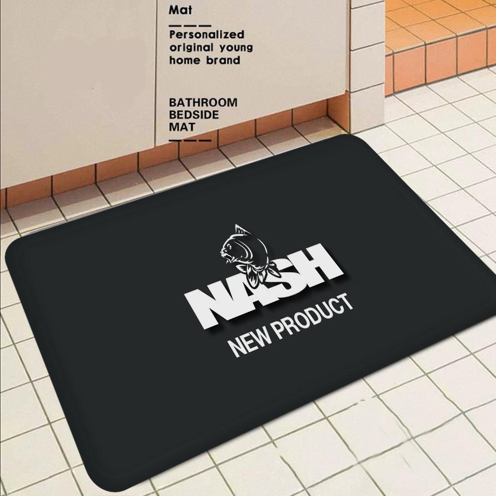 Nash Fishing Logo Large Carpet Rug for Home Living Room Bedroom Sofa Doormat Decor Kids Play Area Rug Carpet Non-slip Floor Mat