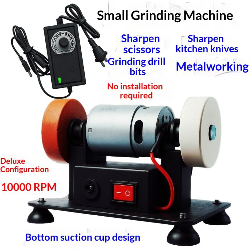 100W Double Grinder Machine Grinder 7 Gears Electric Bench Grinder For Polishing Grinding Sharpening Original Grinding Machine