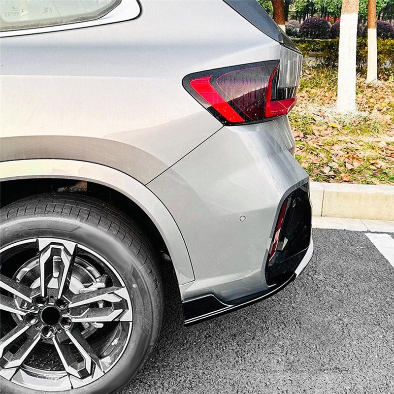 

Автомобильный задний бампер, губа, диффузор, сплиттер, винглет, фартук, спойлер для BMW X1 IX1 U11 M Sport + Gloss Black