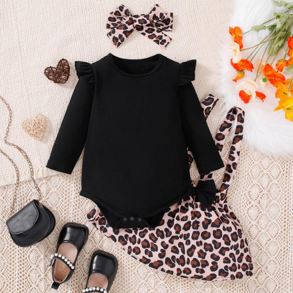 Long-Sleeve Stylish  Dress Set