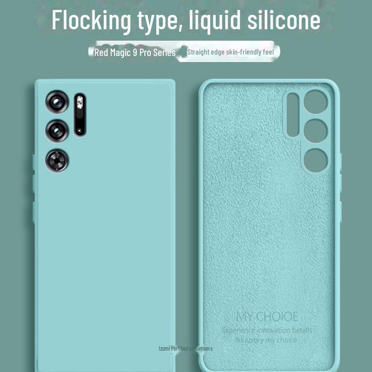 

Red Magic 9 Pro Liquid Silicone Full-Cover Protective Case Red Magic 9 Pro