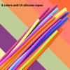 Sensory Activity Ball Toy Split Design with Rubber Ropes for Stress Relief Focus Cognitive Development for Concentration