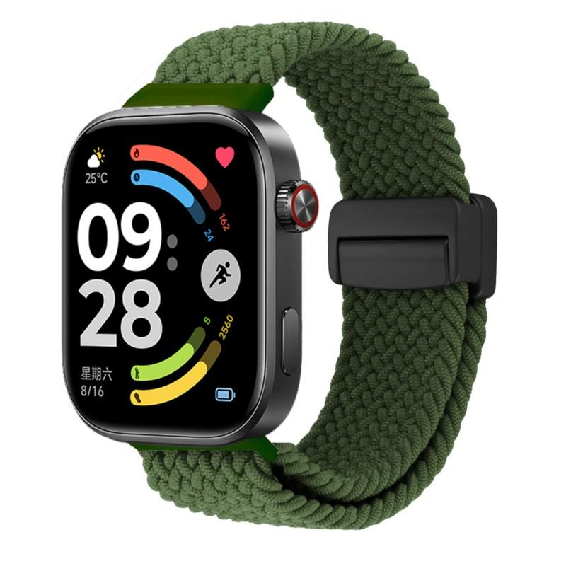 Magnetic Band For Redmi Watch 6 5 4 Strap Sport nylon Adjustable Replacement Braided bracelet correa Xiaomi Mi Band 8 Pro/9 Pro
