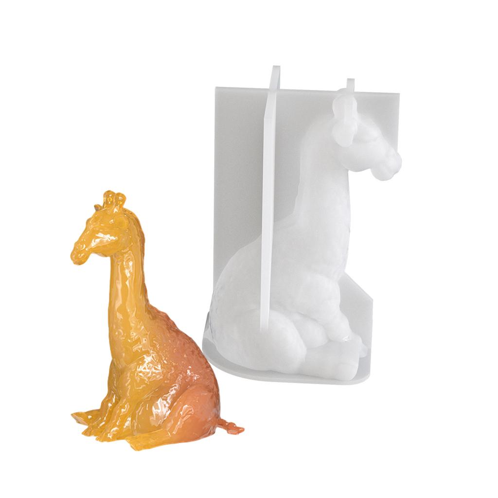 3D Giraffe Silicone Mold For Crystal Epoxy Resin Crafts Home Decoration Jewelry Making Art Supplies Food Grade Material