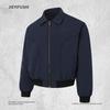 Mens Winter Loose Fit Cotton Jacket Street Style Embroidered Thick Warm Casual Coat