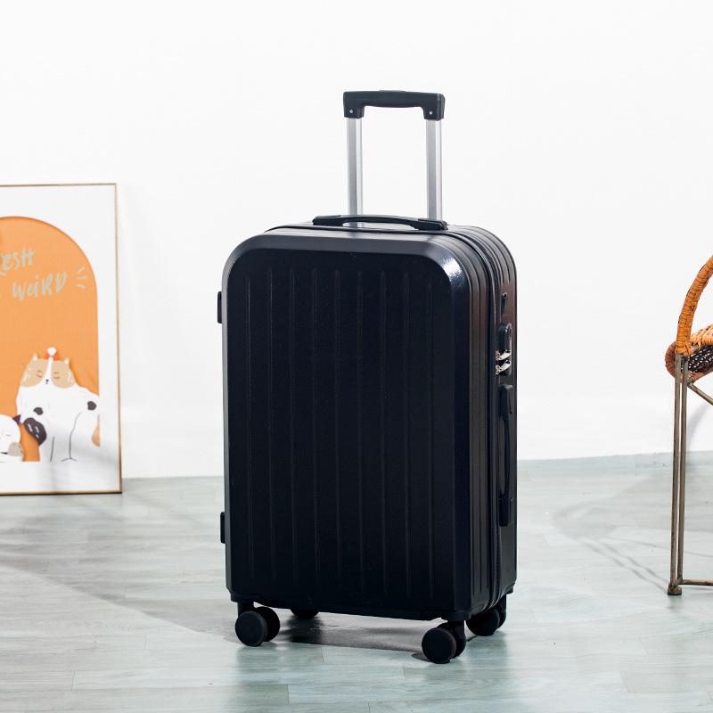 

Высококачественный чемодан на колесах: Дорожный чемодан большой вместимости с двухслойной молнией для студентов и мужчин и женщин 22 inches