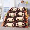 Nezuko Anime Blanket Flannel Throw Soft Warm Lightweight Blanket for Bed Sofa Cozy Home Decor Use -QJY