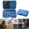 Heavy Duty Bolt Extractor Nut Removal Kit 26 Tool Alloy Steel Construction Hexagonal Shank Adapter Precise Drill Bit Inc