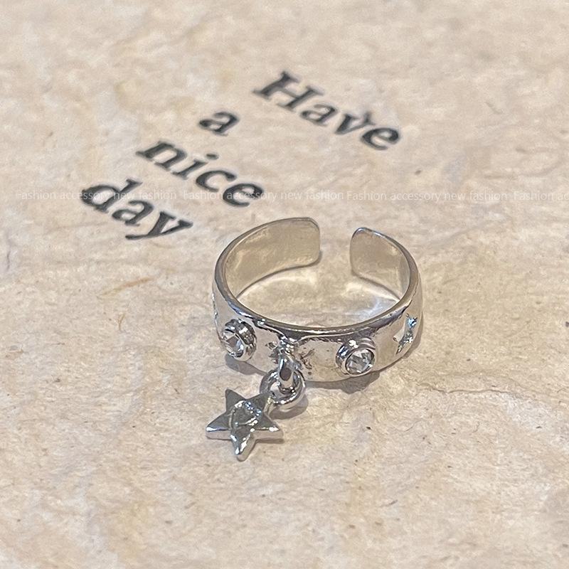 Elegant Niche Micro-Inlaid Zircon Butterfly Ring – Women's Trendy Open Design Index Finger Accessory