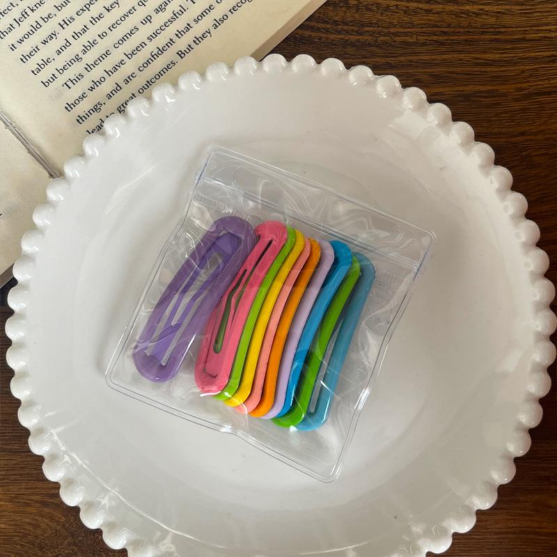 

Cute Colorful Star & Heart Teardrop Snap Hair Clips for Girls