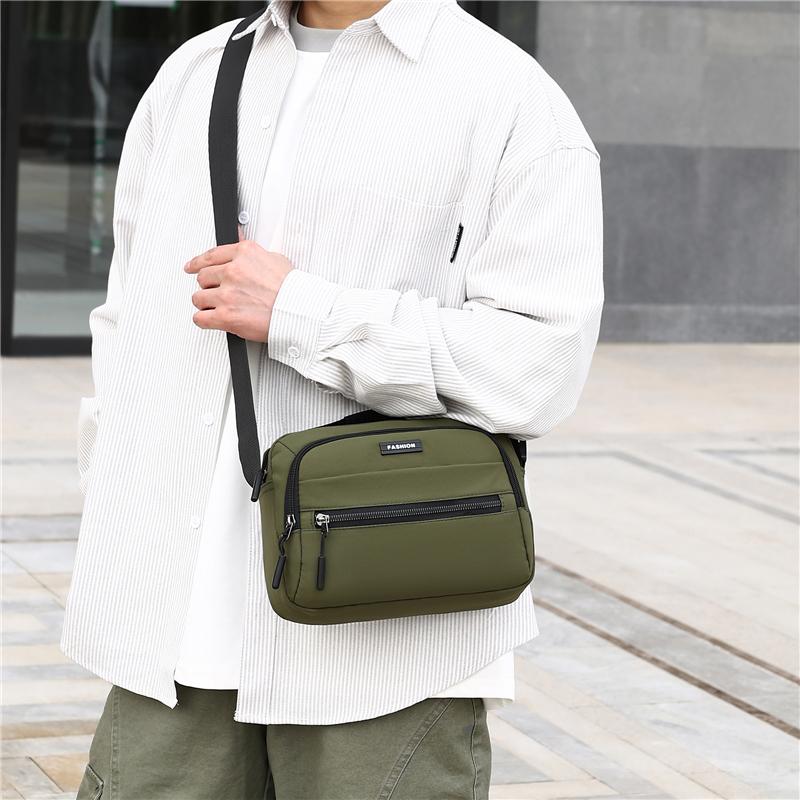 Sac bandoulière homme grande capacité style commuter sac à bandoulière unique mode loisirs sacs bandoulière homme