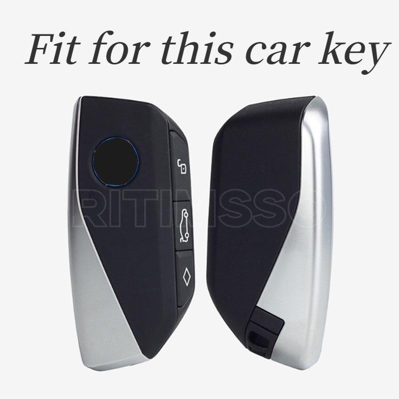 Transparent Soft Tpu Car Key Case Cover For Bmw Energy Ix Xm X1 I7 X7 7 Series Smart Remote Key Protect Shell Accessories
