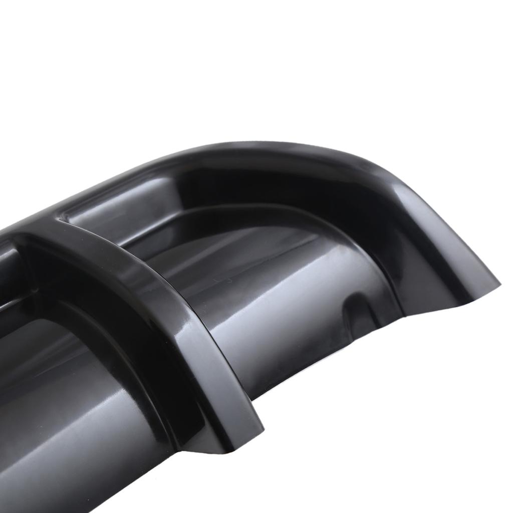 Universal Car Rear Bumper Lip Diffuser 6 Fin Shark Fin Style Car Back Bumper Spoiler Lip Splitter