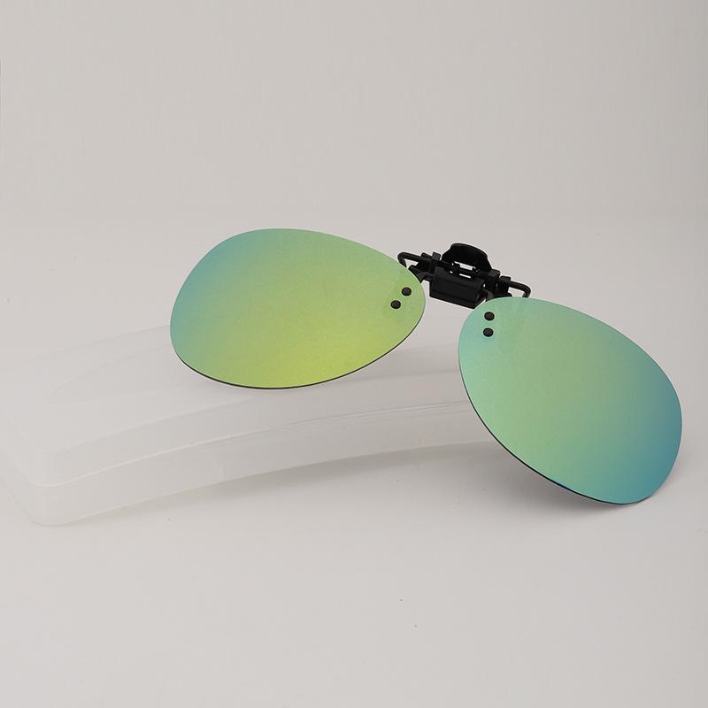 JYL TS Removable Clip On Sunglasses Polarized UV Protection For Driving 1225Sun0021