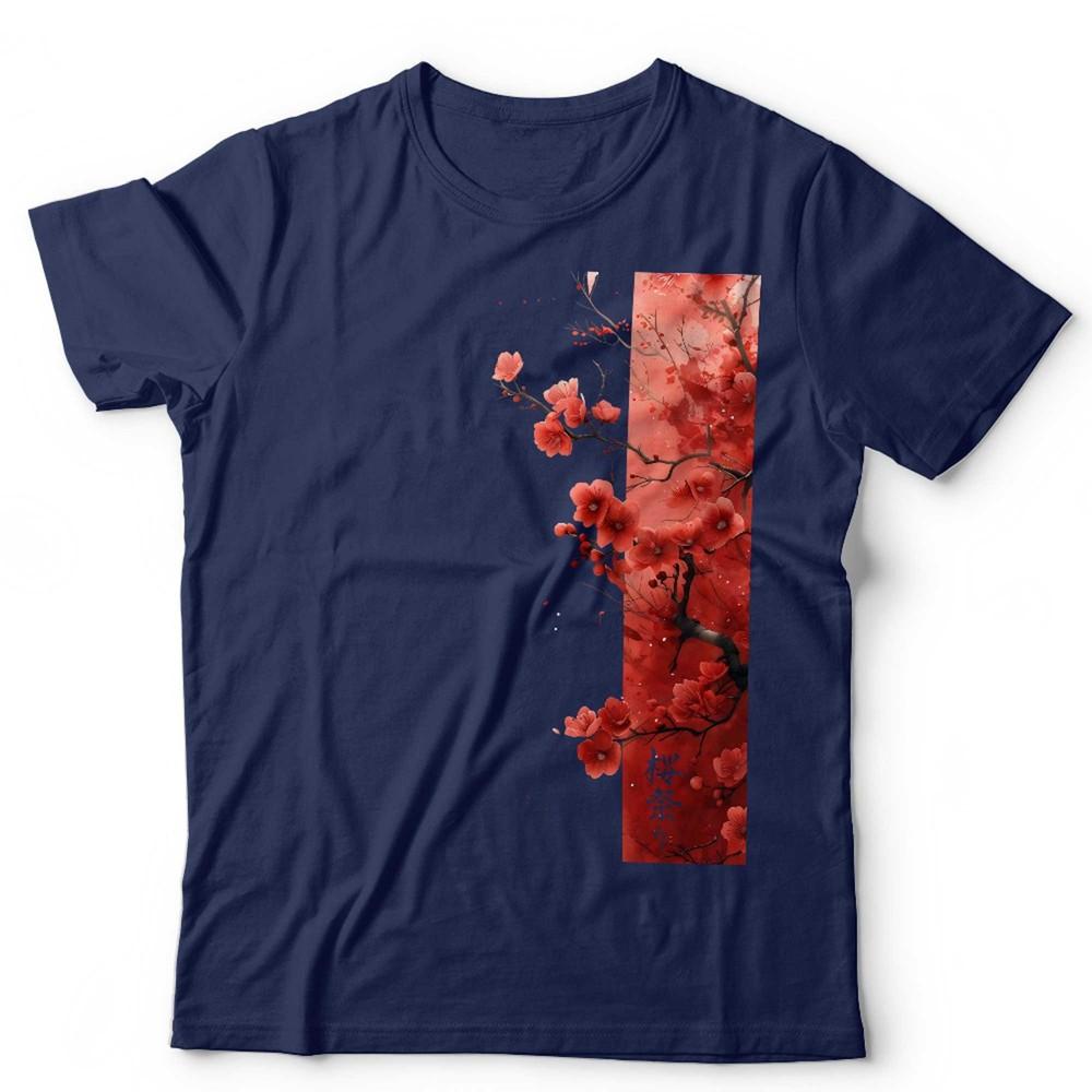 Japanese Cherry Blossom Tshirt Unisex Kids 80s 90s Retro Vaporwave Graphic S