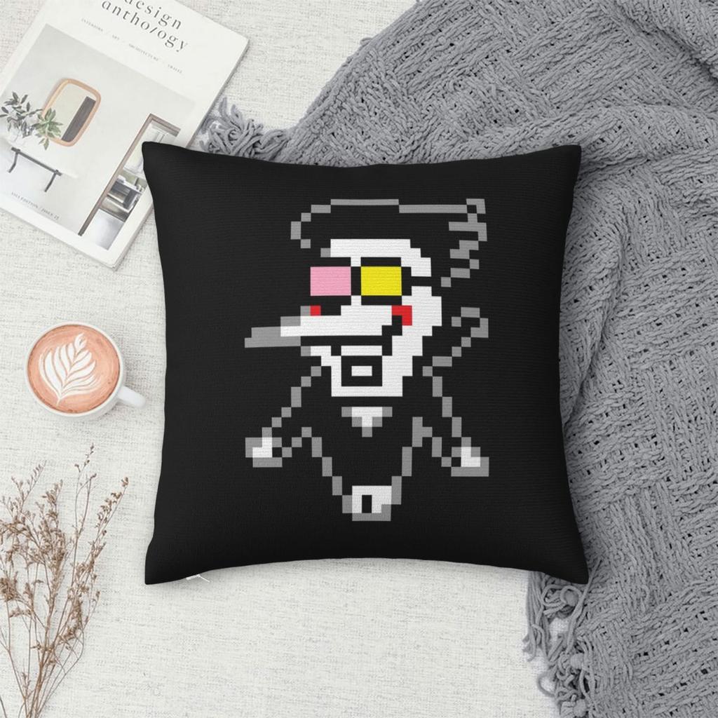 Deltarune Chapter 2 Spamto Square Pillowcase Pillow Cover Cushion Throw Pillow for Home Sofa Living Room