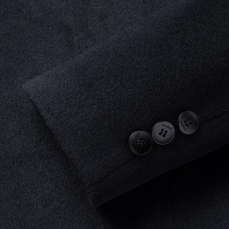 FAPAI Pánský odnímatelný vlněný kabát s podšívkou z kachního peří