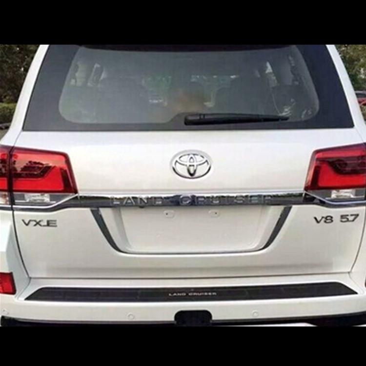 Kompatibel bakre registreringsskylthållare för 2008-2021 Toyota Land Cruiser Prado - U-formad dekorativ ram