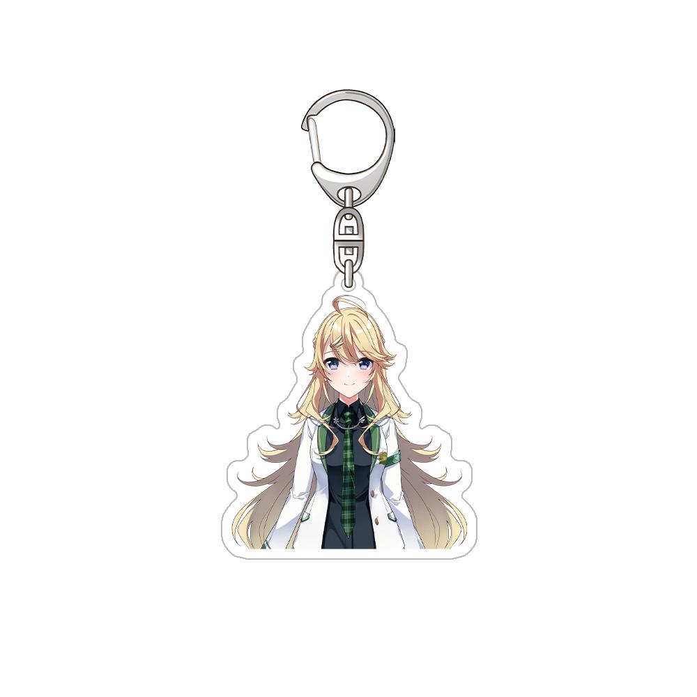 NIJISANJI Shikinagi Akira Genzuki Tojiro KOyanagi Rou Harusaki Air Sister Claire Official Acrylic Keychain Bag Pendant Fans Gift