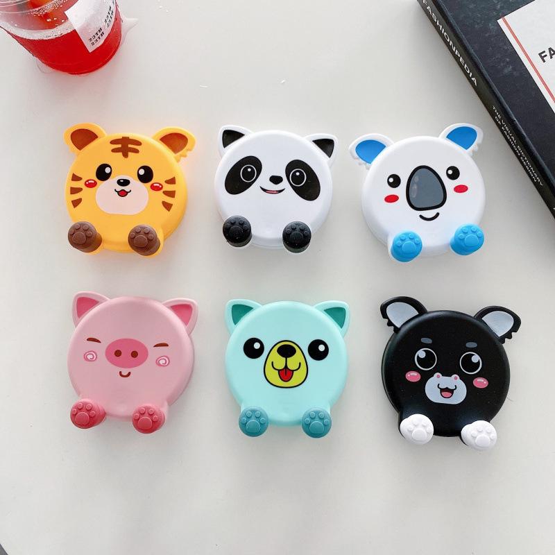 Cute Cartoon Rotating Portable Phone & Tablet Stand: Adjustable Folding Support for TV & Live Streaming