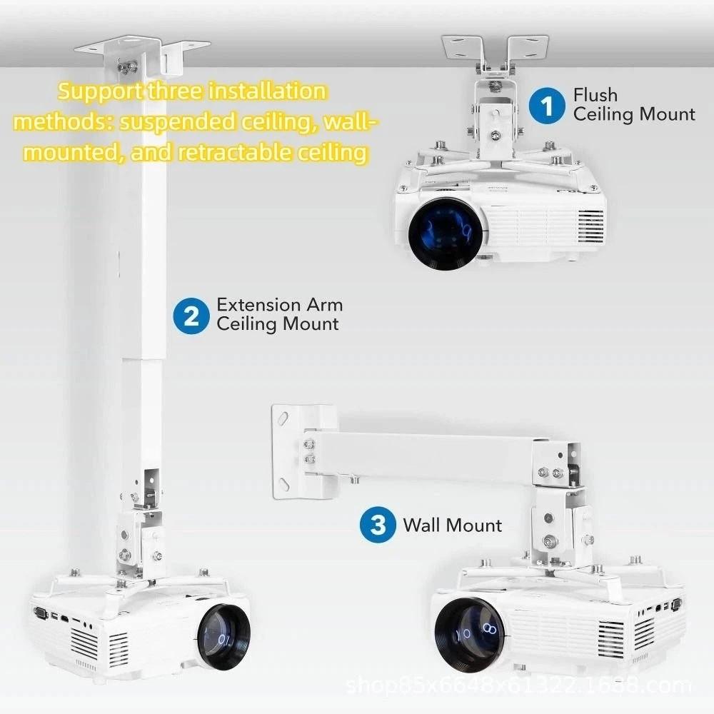 Retractable Projector Bracket  Hanger with Extendable Arms Projector Stand  Office Use