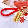 Adorable Metal Keychain With Lucky Abacus Design For Celebrations And Gifts