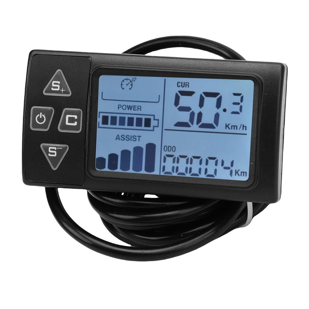 Electric Bike LCD Display S861 Electric Scooter LCD Panel with SM Connector for Cycling Electric Bicycle Scooter