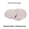 Neodymium Iron Boron N35-N52 Strong Round Refrigerator Magnets